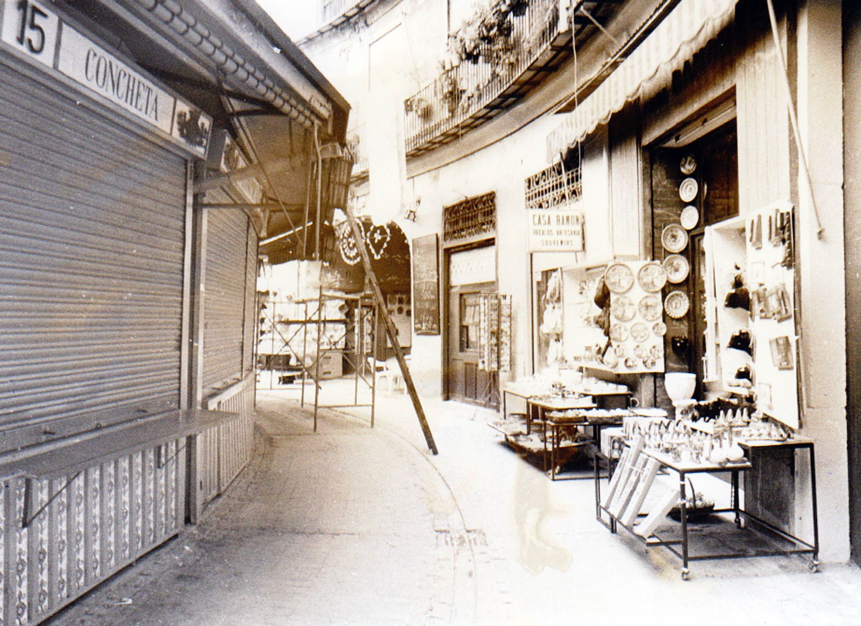 La plaza Redonda antes de su última remodelación