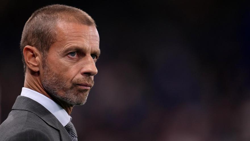 El presidente de la UEFA, Aleksander Ceferin.