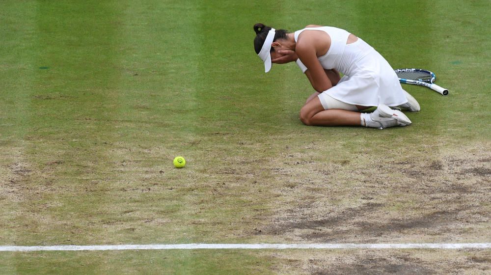 Garbiñe Muguruza se proclama campeona de Wimbledon