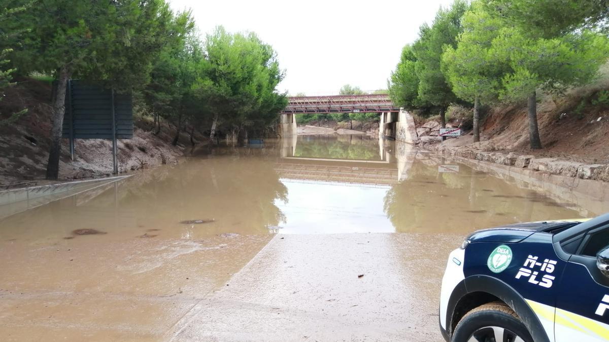 Acceso sur al Port de Sagunt, en una imagen de ayer