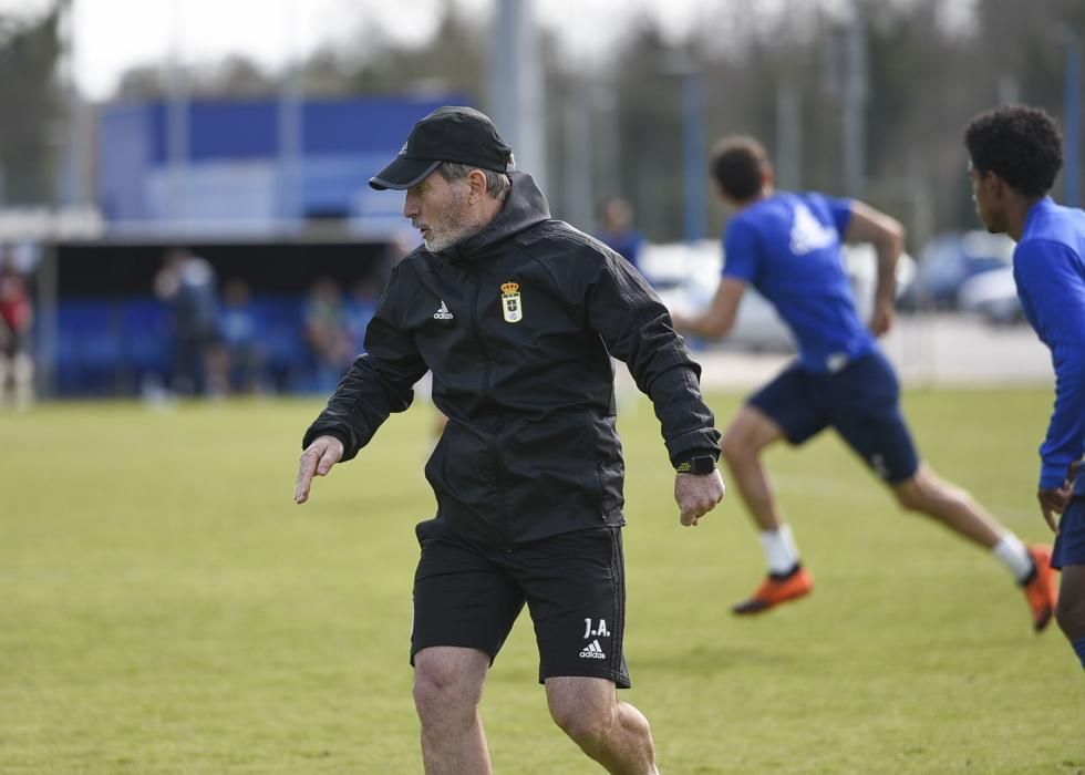 Entrenamiento del Oviedo