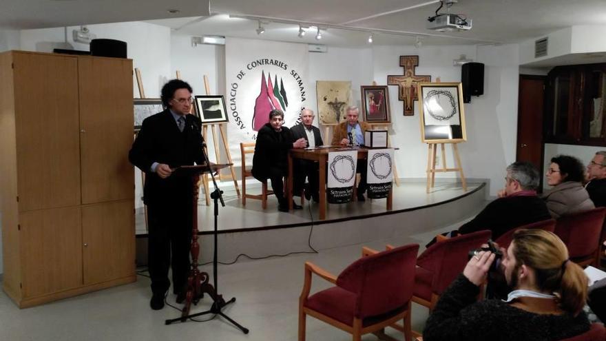 Presentación de los actos en Ca na Vallespina.