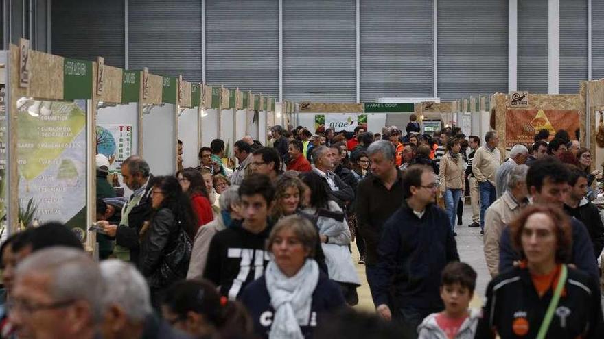 Asistentes a una de las ferias que se celebran en Ifeza, Ecocultura, en la pasada edición. Foto L. O. Z.