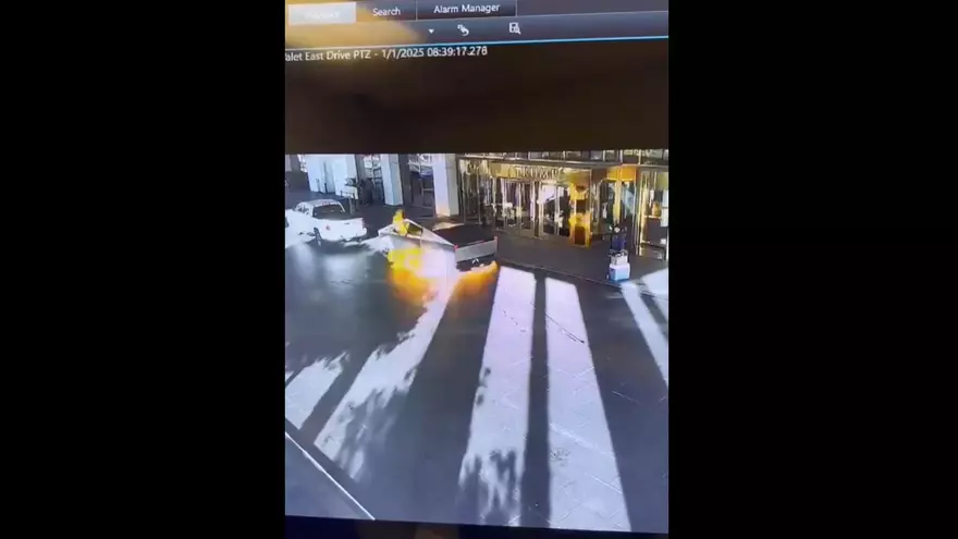Així ha estat l'explosió d'un Tesla a l'Hotel Trump de Las Vegas