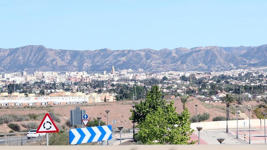 Vista panorámica desde la A-7 en Murcia.