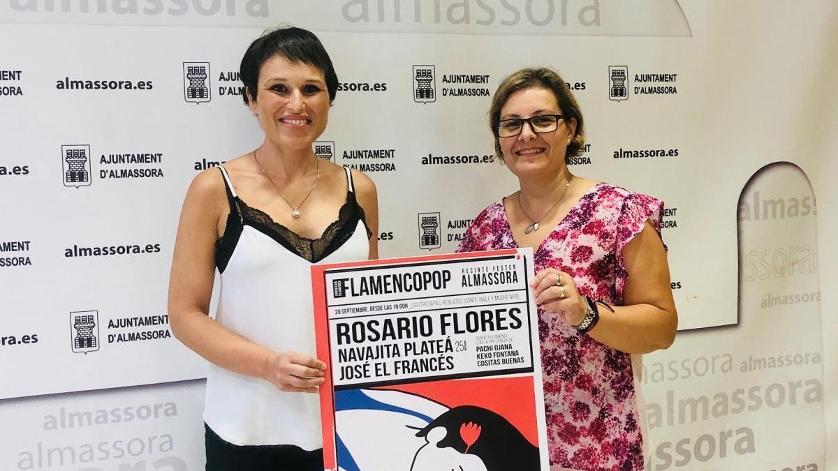 Rosario Flores actúa en Almassora en el I Flamenco Pop