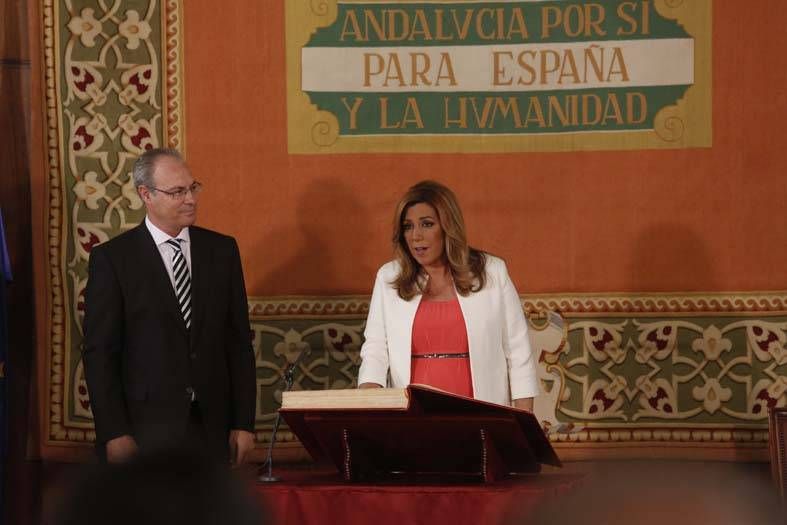 Las imágenes de la toma de posesión de Susana Díaz