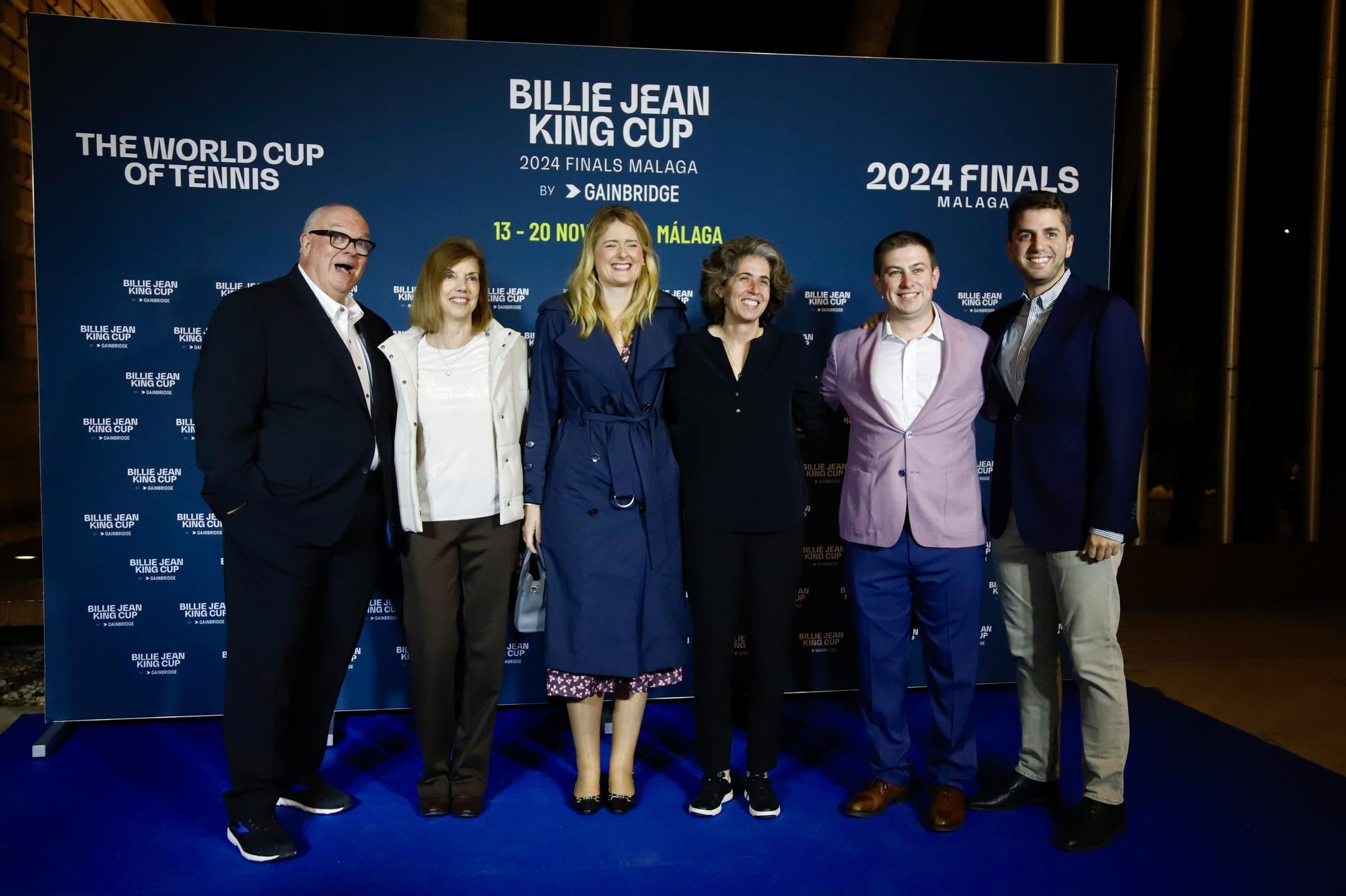 Alfombra roja Billie Jean King Cup en el Palacio Martín Carpena.