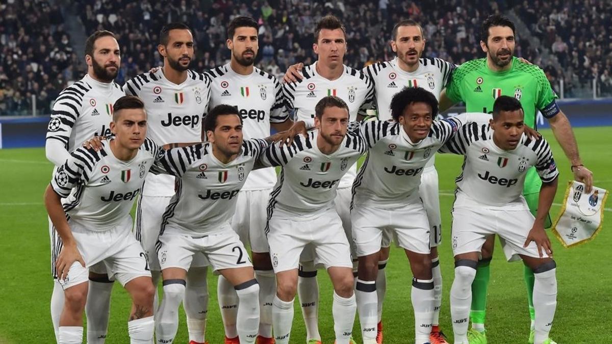 El último once de la Juventus en la Champions, en el partido de vuelta de octavos de final contra el Oporto.