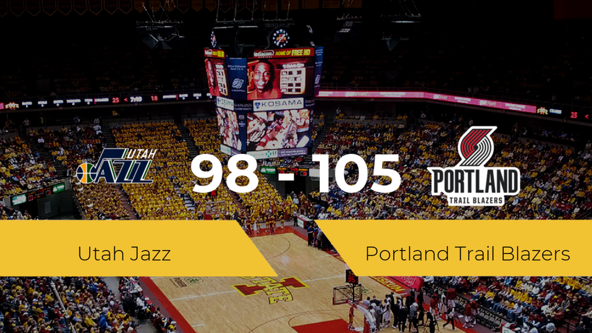 Triunfo de Portland Trail Blazers ante Utah Jazz por 98-105