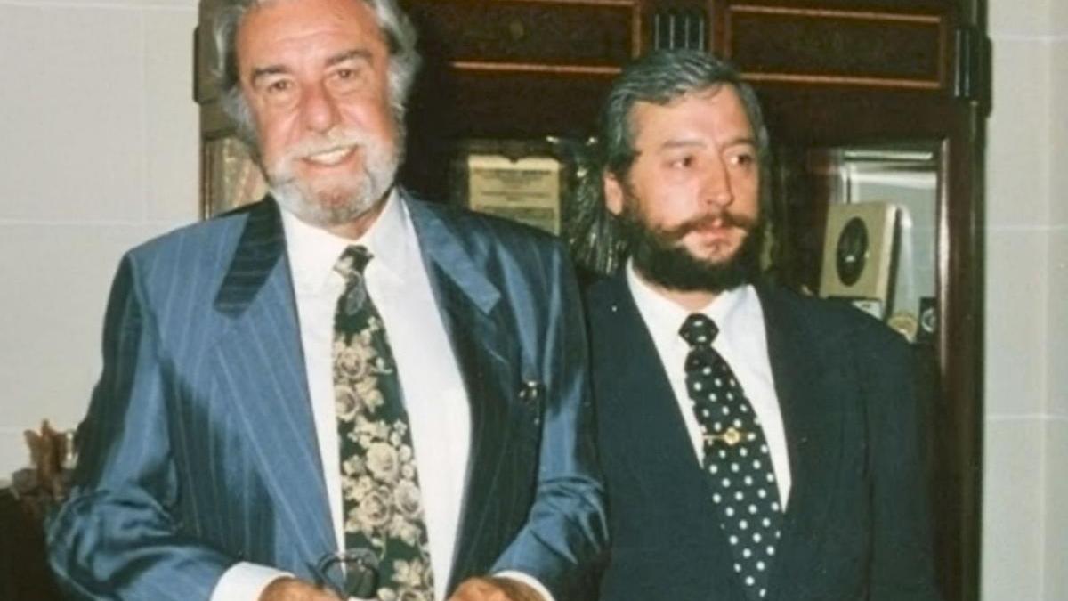 José Redondo, á dereita, en compañía de Fernando Rey.