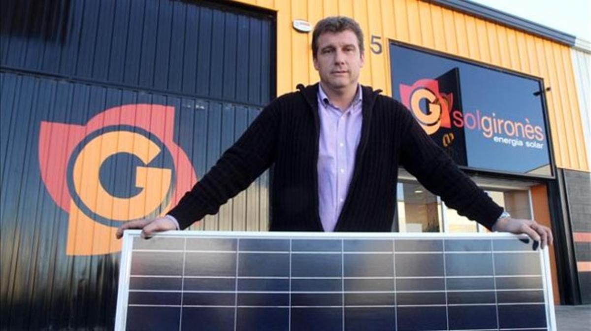 Francesc Mateu, gerent i fundador de SolGironès. Francesc Mateu, gerent i fundador de SolGironès.