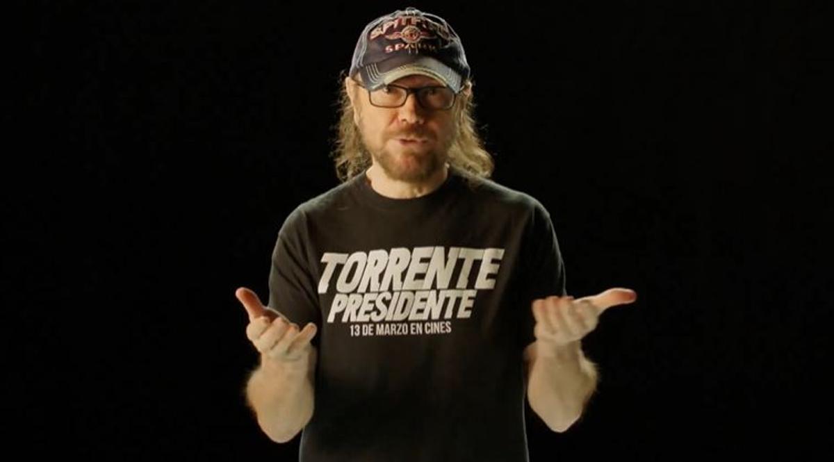 Santiago Segura, en la promoción de 'Torrente presidente'.