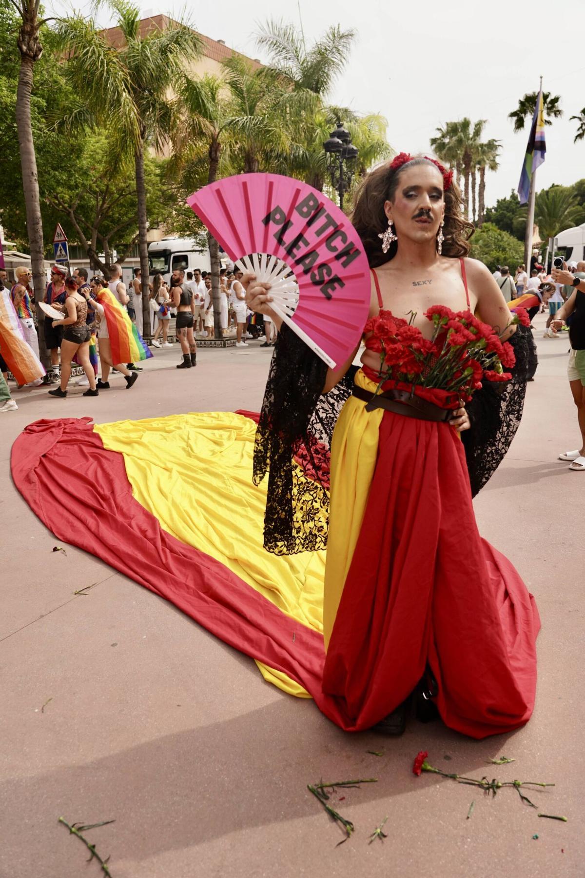 Celebración de la Pride, marcha del Orgullo en Torremolinos