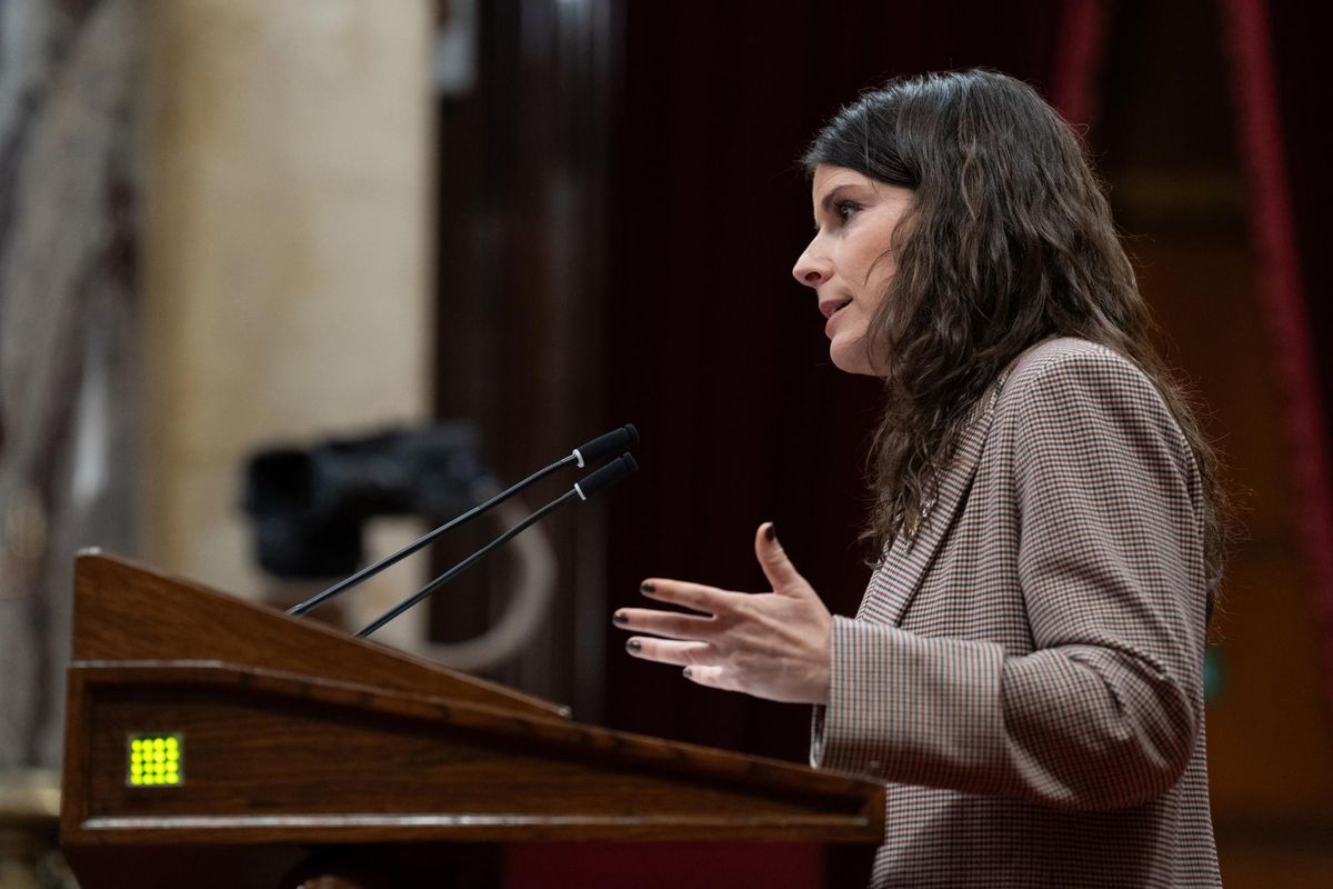 La portavoz de Junts en el Parlament, Mònica Sales.