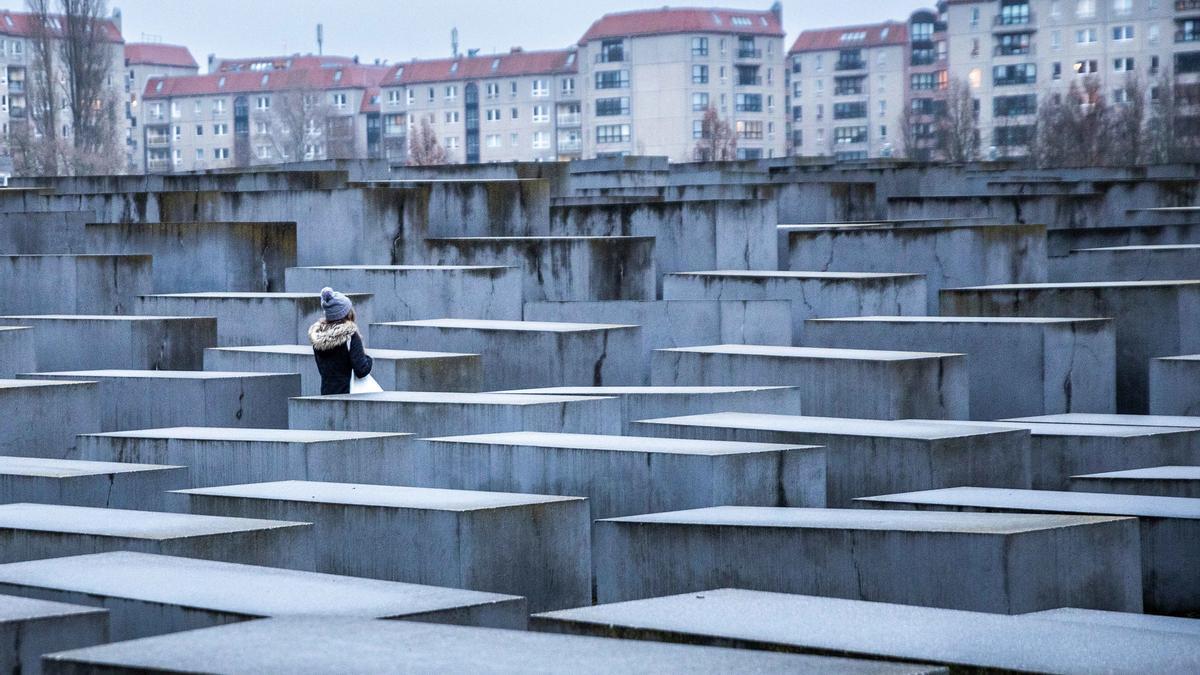 Memorial a las víctimas del Holocausto en Berlín, Alemania.