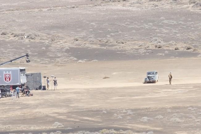 FUERTEVENTURA - BRAD PÌTT RODANDO UNA ESCENA DE LA PELICULA �?Allied�? - 24-05-16 - FOTO: GABRIEL FUSELLI