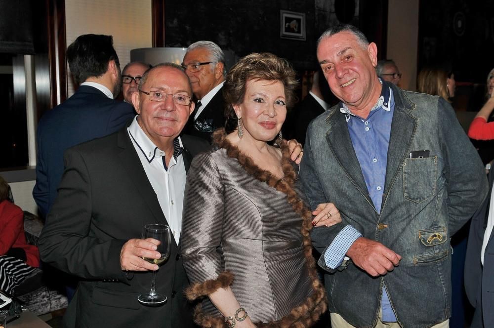 Amado Ortells, Celia Valiente y Esteban.