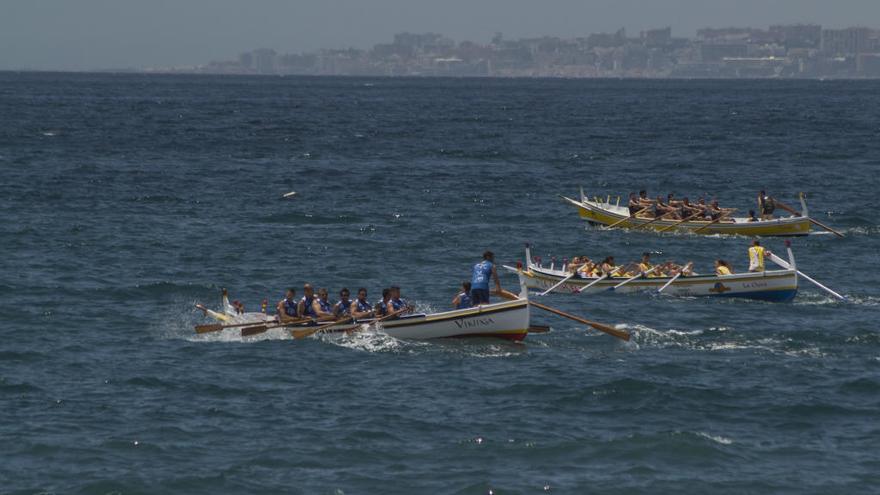 Imagen de la regata de este fin de semana celebrada en El Candado.