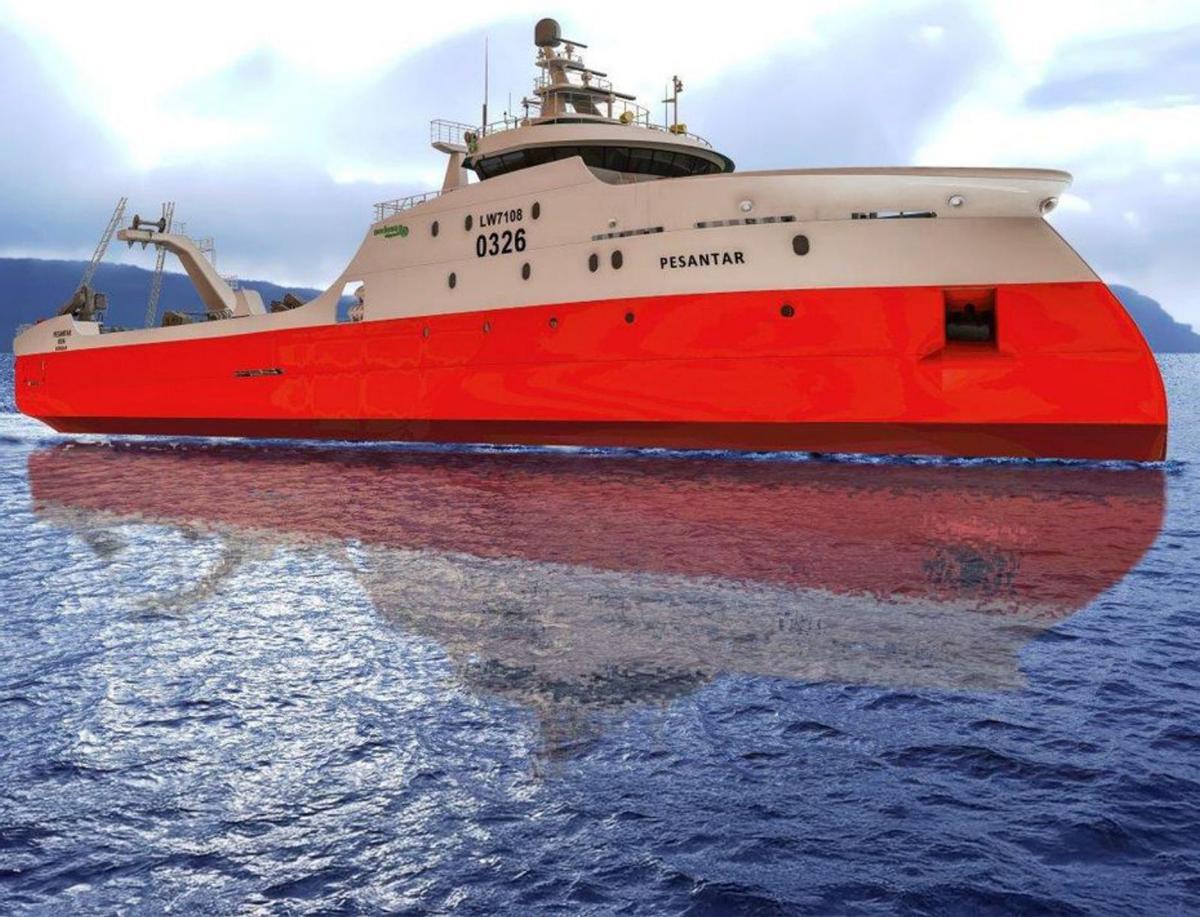 Recreación del buque.
| Nodosa