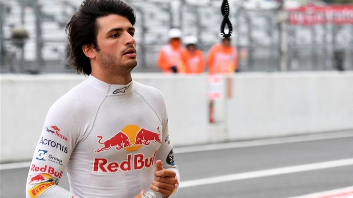 Carlos Sainz, tras su accidente en Suzuka