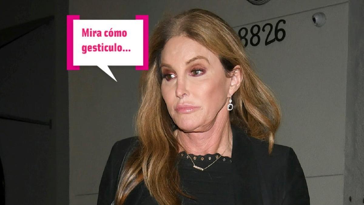 Caitlyn Jenner poniendo carita de pena