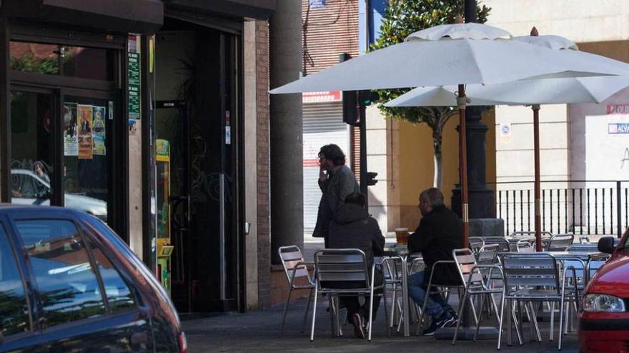 El establecimiento del Milán donde se inició la pelea.