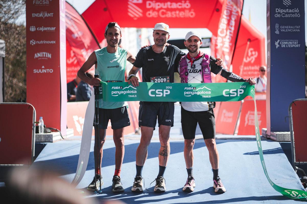 Podio masculino de la  CSP.
