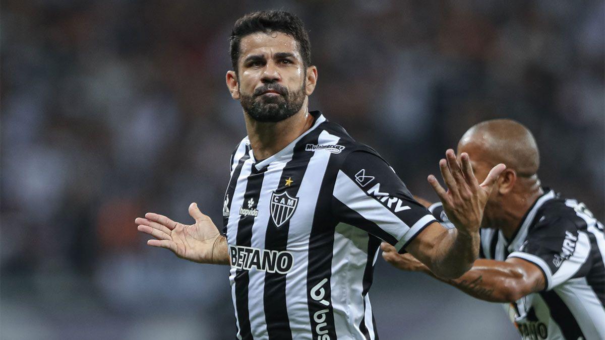 Diego Costa, en su etapa en el Corinthians