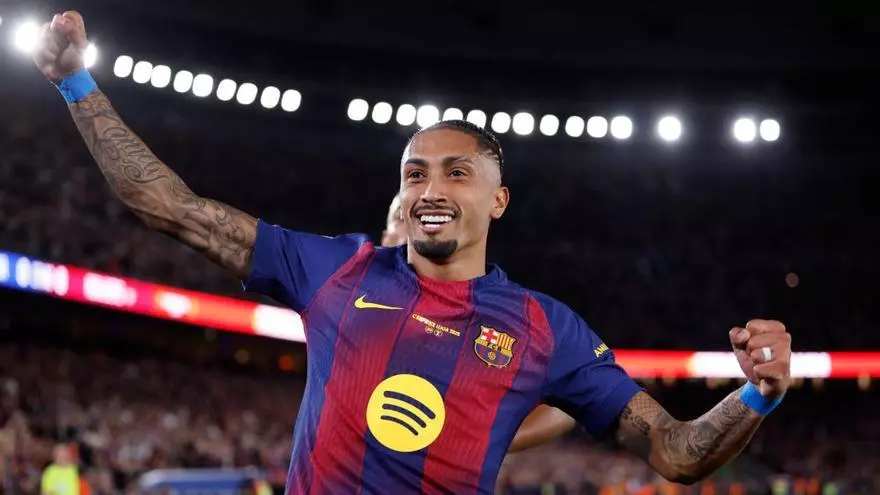 ¡Raphinha y su doblete brillaron en el Camp Nou contra el Betis!