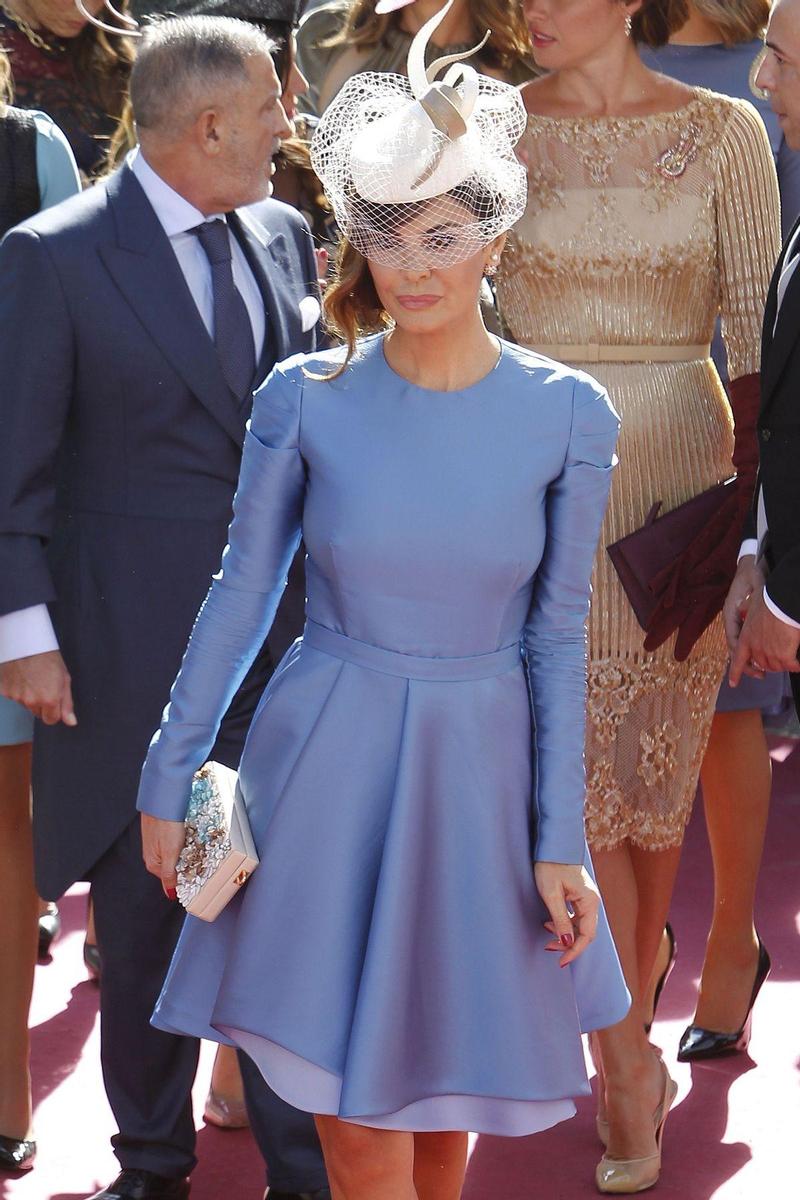 María José Suárez en la boda de Eva González y Cayetano