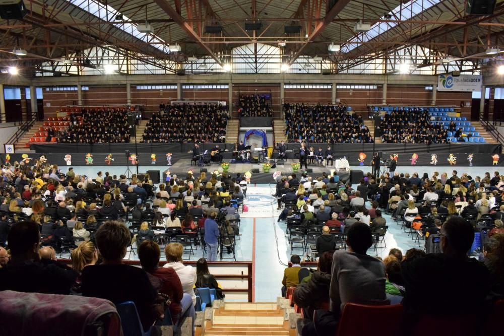 Més de 750 alumnes de quart de primària canten a Igualada