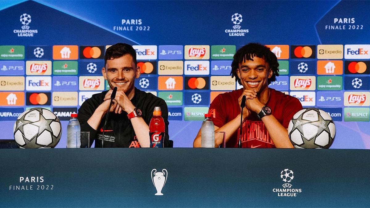 Alexander-Arnold y Robertson: "No perderemos la oportunidad de levantar de nuevo este trofeo"