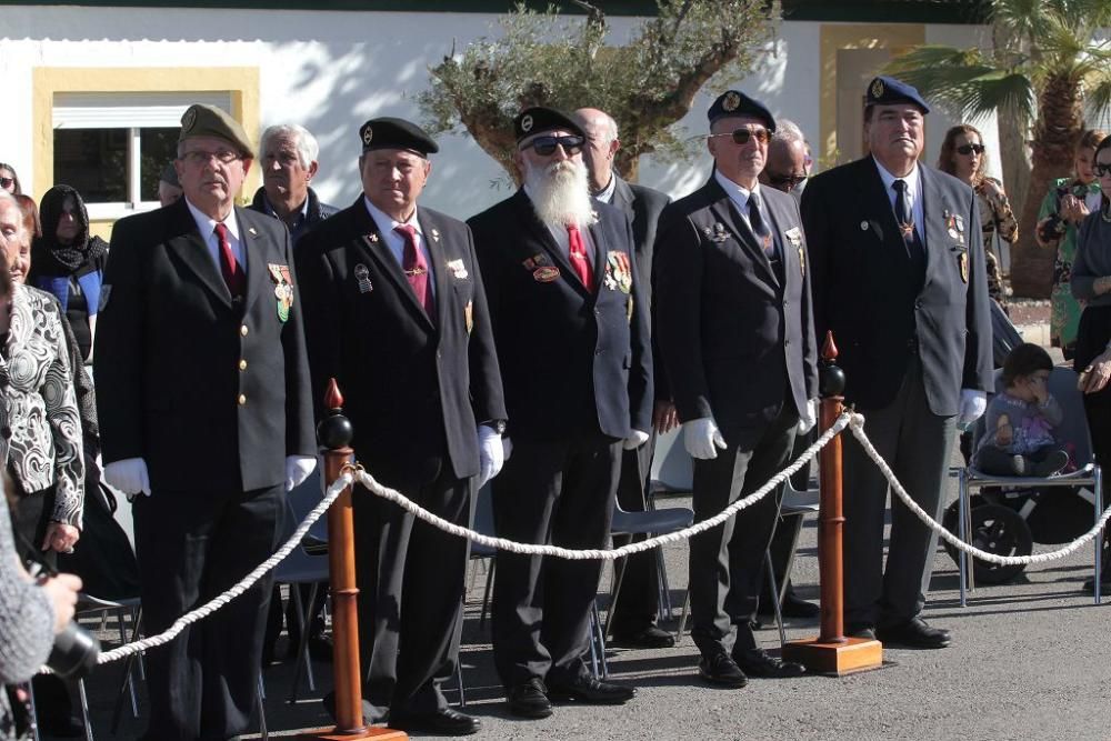 Acto por la festividad de Santa Bárbara en el Cuartel de Artillería Antiaérea de Cartagena