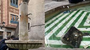 Destrossada la font de la plaça de Sant Felip Neri, a Barcelona