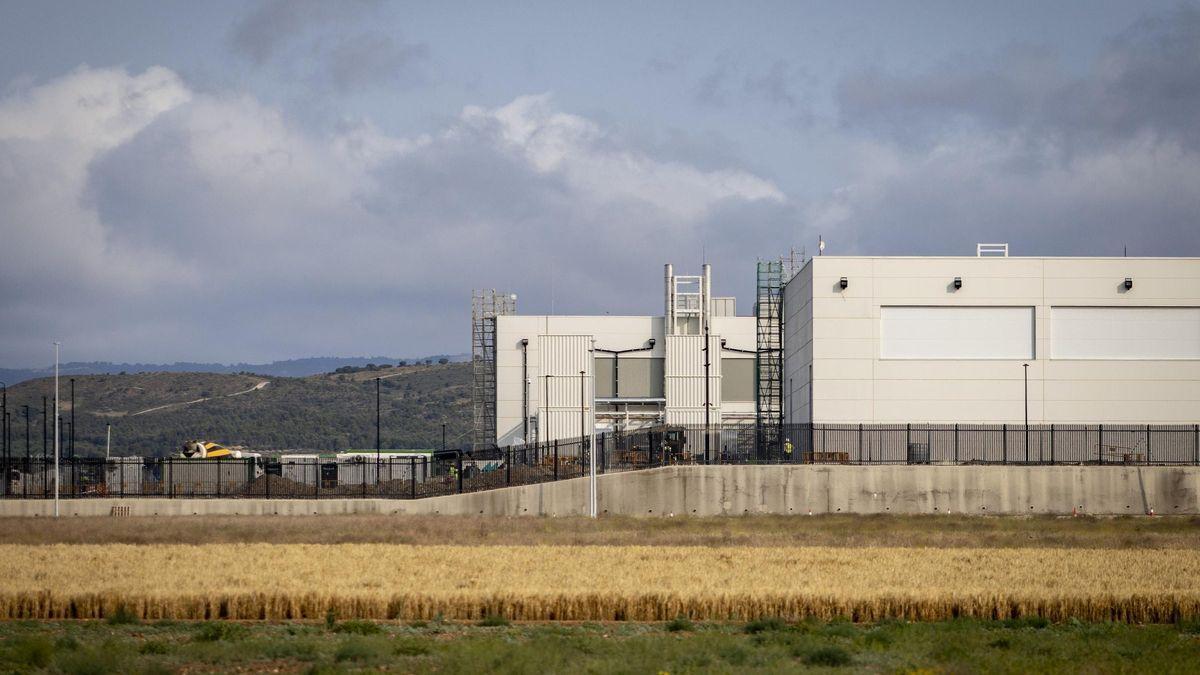 Uno de los centros de datos de AWS en Aragón, en una imagen de archivo.