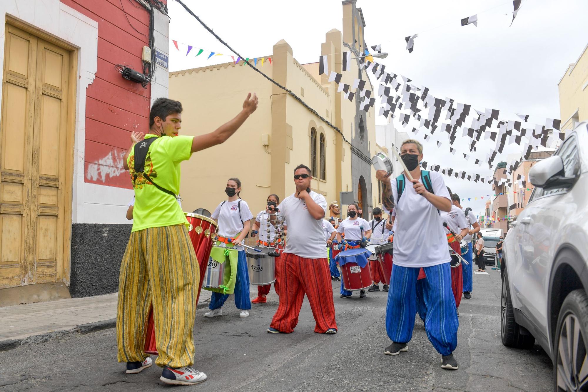 Pasacalles anunciador de las fiestas del Carmen en La Isleta (06/07/2021)