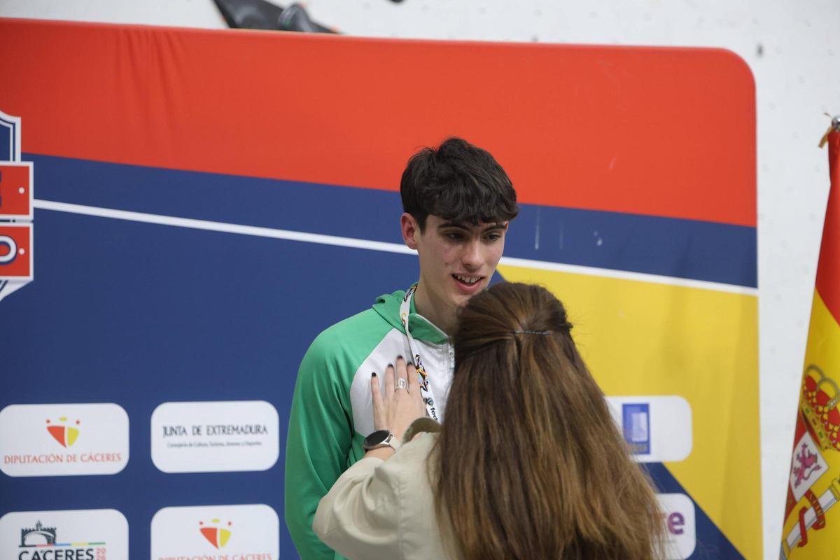 Galería | Podio primera jornada de la Copa de España de Escalada en Cáceres