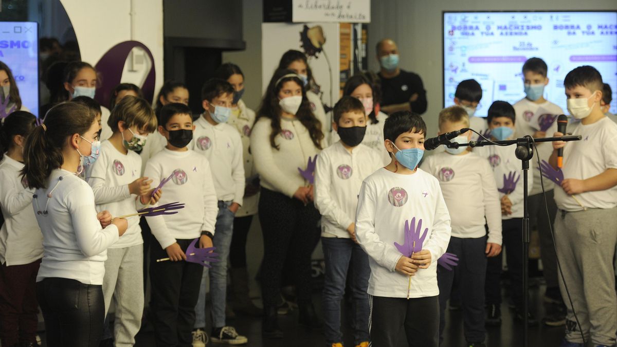 25N: Galicia salió a la calle vestida de morado