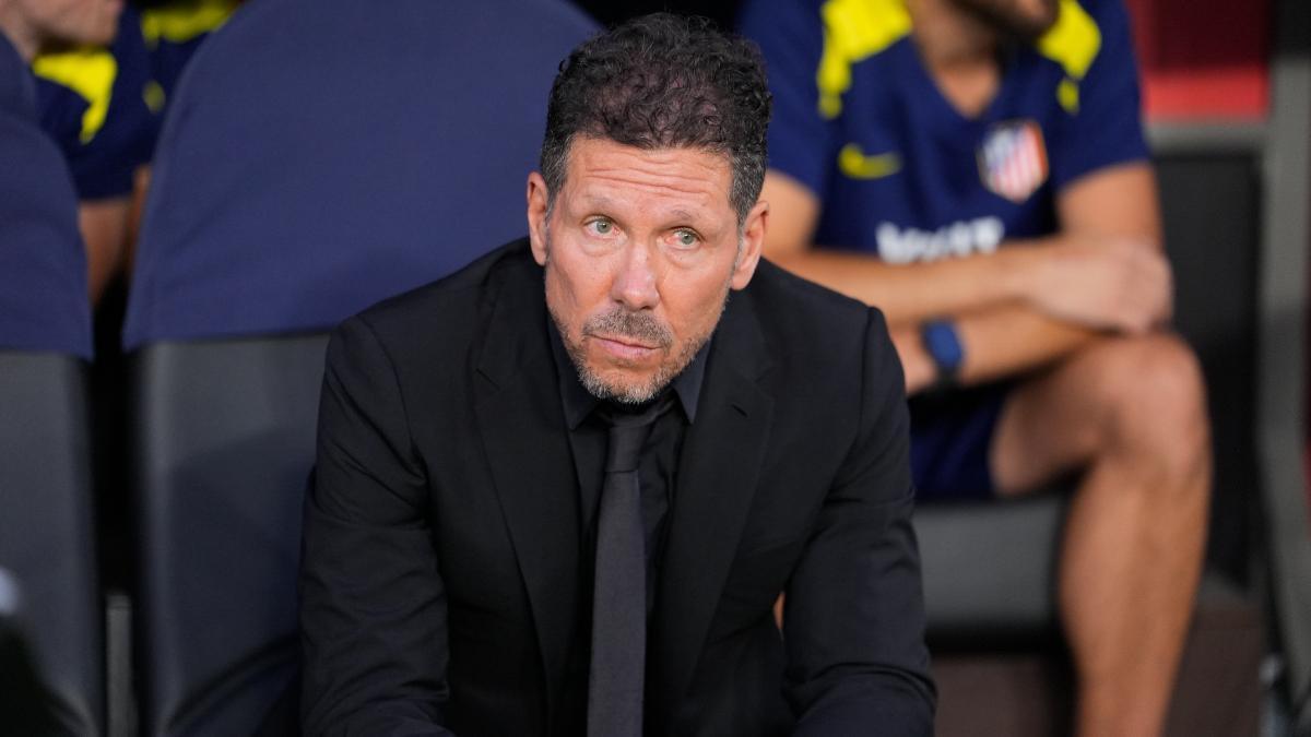 Diego Simeone, durante la final de Copa del Rey contra la Real Sociedad