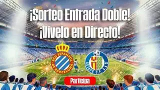 ¿Quieres vivir el partido entre Espanyol y Getafe? Entra en el sorteo de una entrada doble