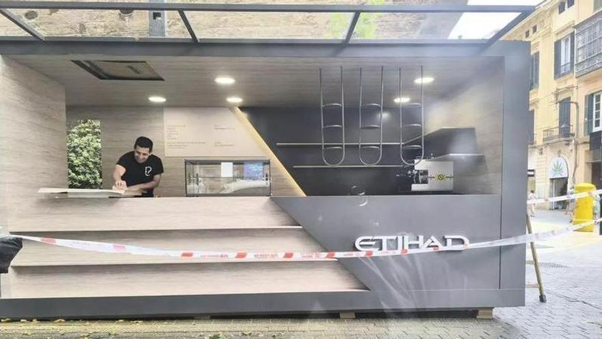 Mallorca, halt den Cortado fest: Etihad macht sich in Palmas Innenstadt mit Luxus und Mango-Schaum breit