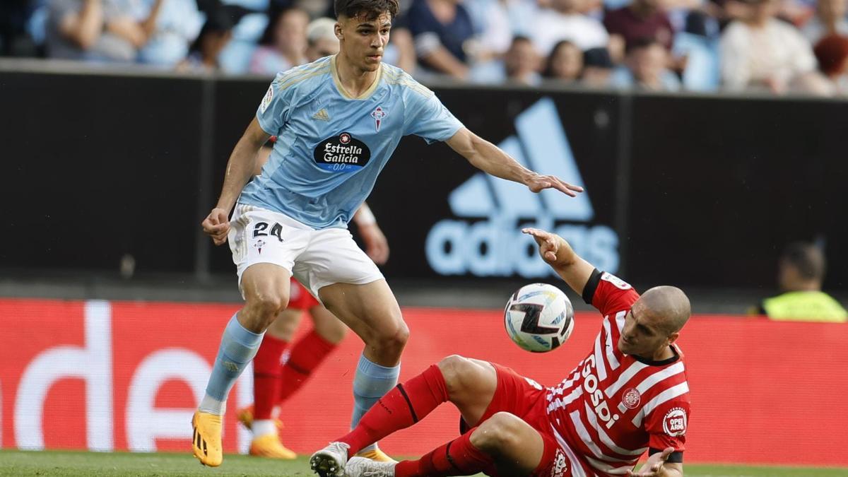 El Celta-Girona, en imágenes