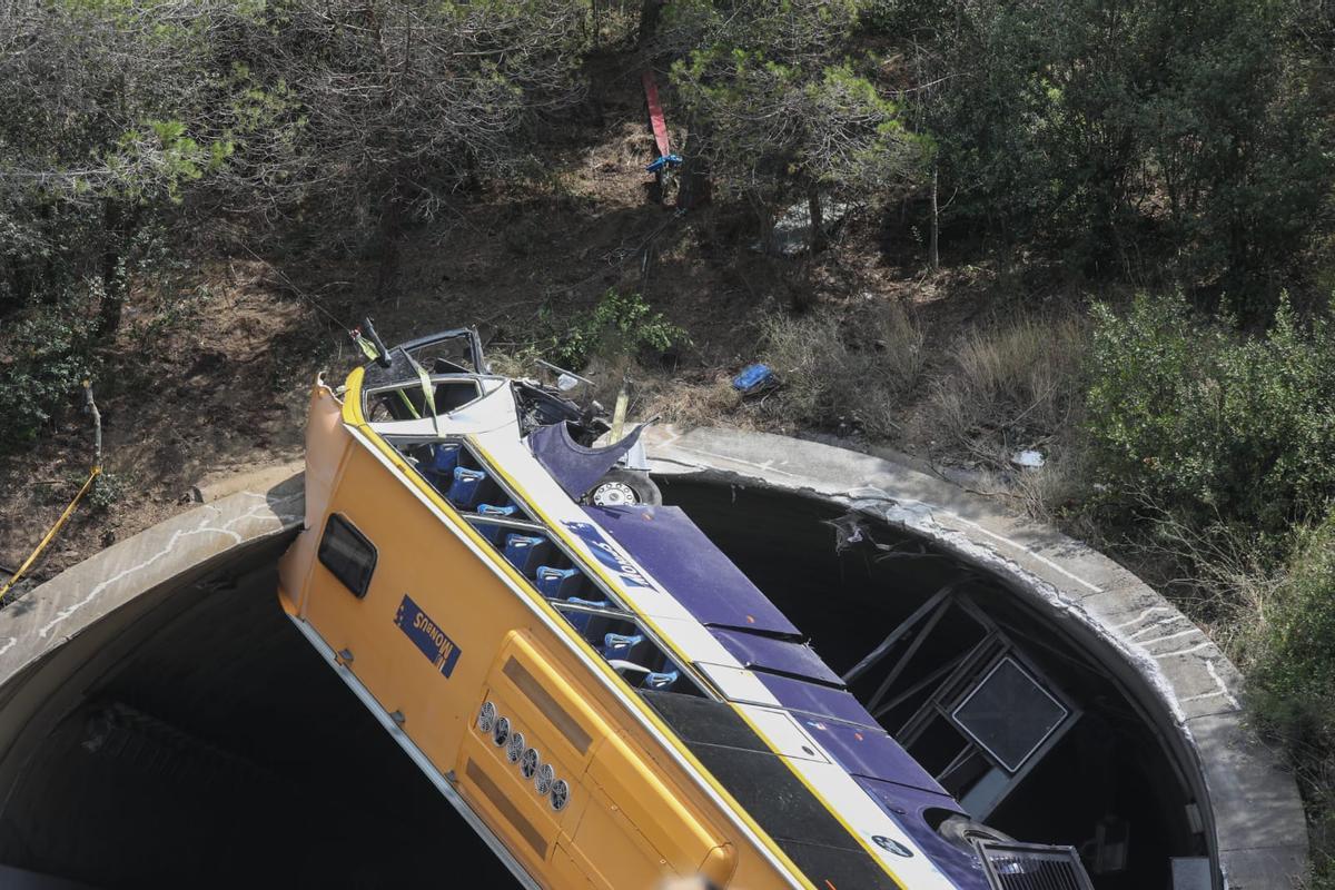 El accidente de autobús en la C-32