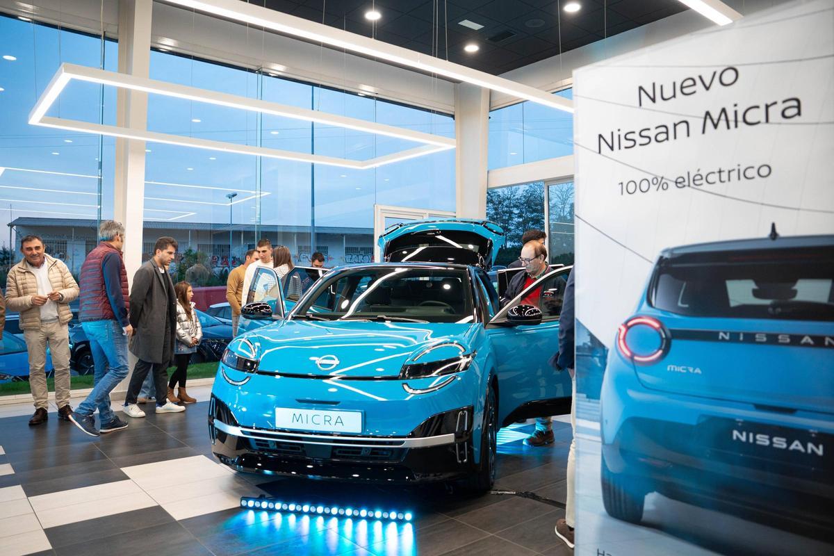 Presentación del Nissan Micra, el pasado mes de octubre, en el concesionario Rofervigo.