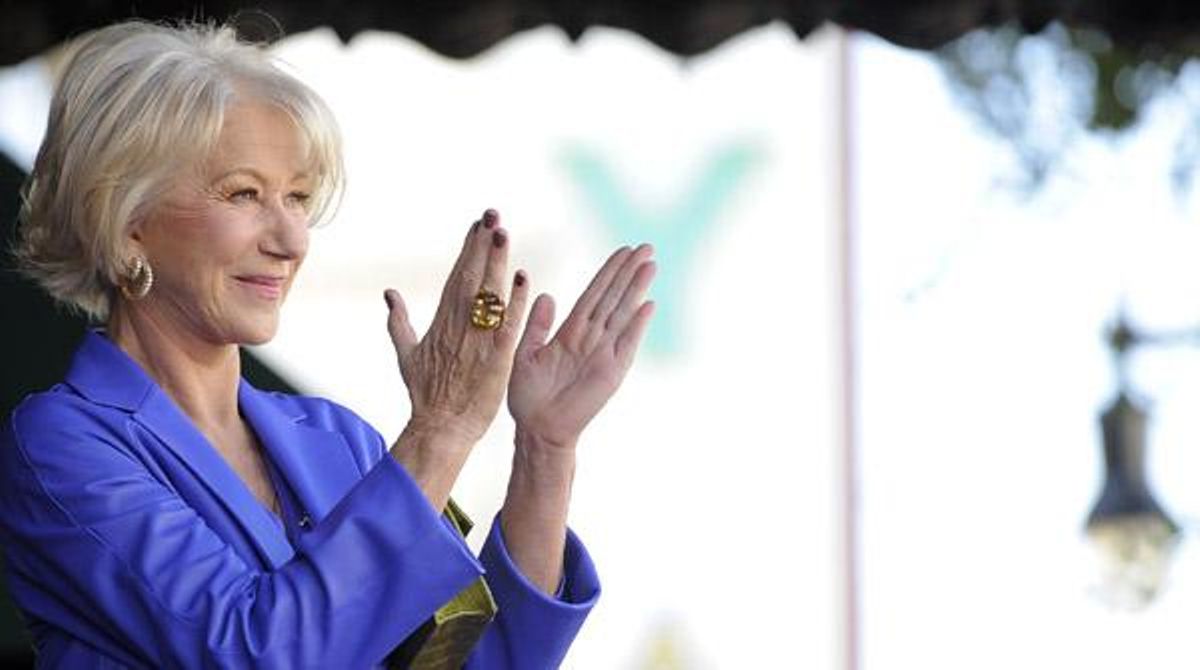 L’actriu londinenca guanyadora d’un Oscar per la seva actuació a ’The Queen’ rep l’estrella al passeig de la Fama de Hollywood