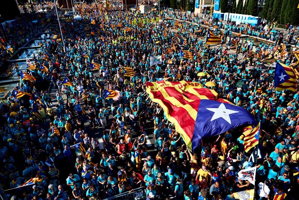 Manifestación de la Diada en Barcelona