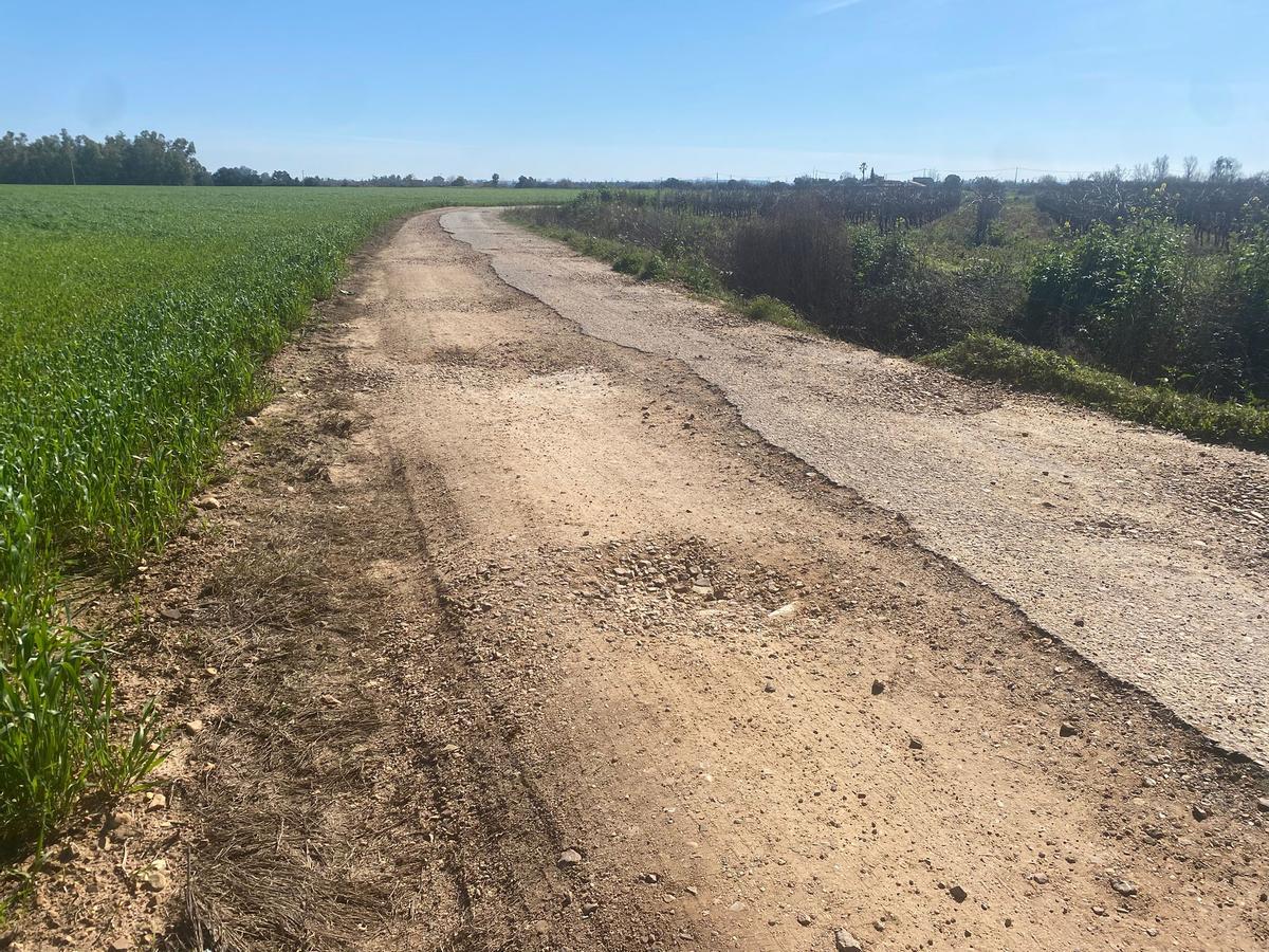 El estado en el que se encuentra el camino de acceso al centro.