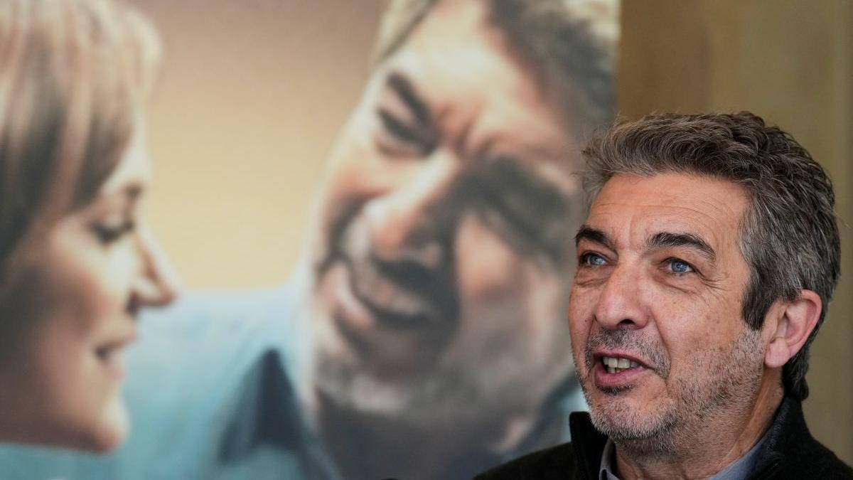 Ricardo Darín durante una promoción de la obra