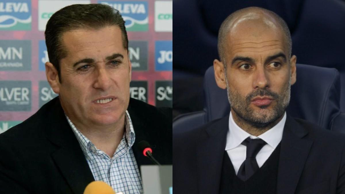 José Ramón Sandoval y Pep Guardiola